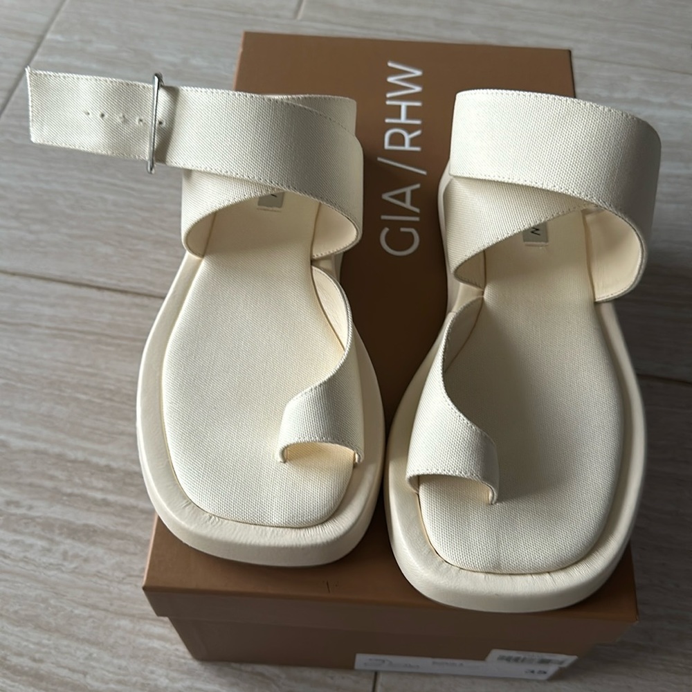 GIA BORGHINIx RHW Canvas Sandal